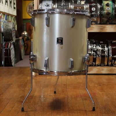 1970s Sonor Phonic Outfit in Metallic Silver 16x22 9x13 10x14 16x16 image 9