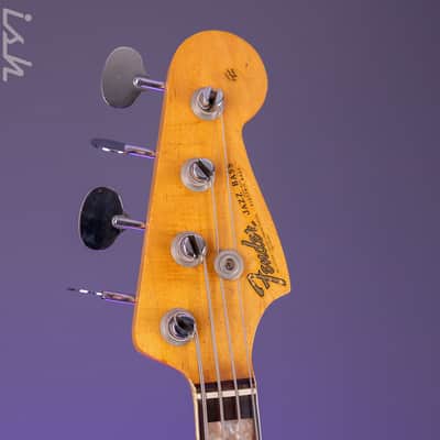 1966 Fender Jazz Bass Refin White image 6
