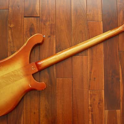 1986 Rickenbacker 4001 V63 Fireglo Finish LEFT HANDED w/ PMC Option - RARE w/ Orig. Maxima Strings! image 2
