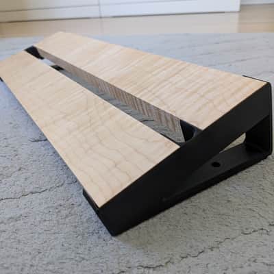 18x6" Flame Maple Modular Pedalboard with 1 Free Generic Pedal Mount - 013 image 6