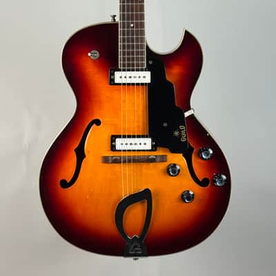1966 Guild T-100D Sunburst image 3