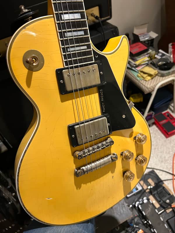 Gibson Custom Shop Randy Rhoads '74 Les Paul Custom (Aged) 2010 - Aged Alpine White image 1