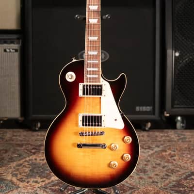 Epiphone Les Paul Standard 50s Figured Electric Guitar - Bourbon Burst with Gig Bag image 3