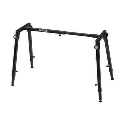 QUIK LOK - WS421 Multifunctional Heavy-Duty Workstand - Height and Width Adjustable Steel Frame for Keyboards, Digital Pianos, and Audio Mixers, Black image 2