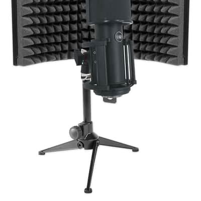 512 Audio Warm Audio Skylight Studio Condenser Microphone+Mic Isolation Shield image 1