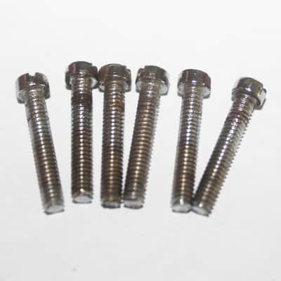 Vintage 1970's Gibson Patent Number Pickup Pole Pieces Chrome image 5