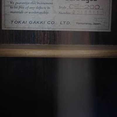 Tokai/Cat's Eyes CE-200 Japan Acoustic Guitar image 9