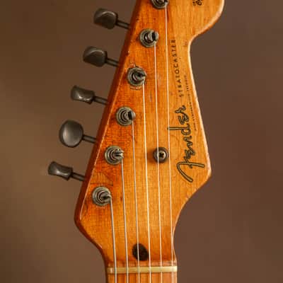 1954 Fender Stratocaster Early Serial #0071 Sunburst Electric Guitar Original image 10