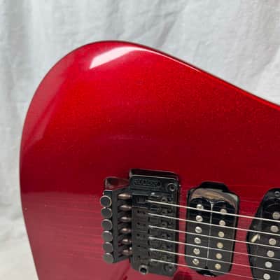 Hamer USA Centaura HSS Guitar with Reverse Headstock + Case - Metallic Candy Apple Red image 4
