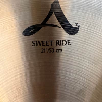 Zildjian A Series Sweet Ride Cymbal 21" 5.4 lbs Made in USA - Used, Good Condition image 2