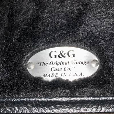 g&g hardhsell case for fender precison electric bass guitar Black image 6