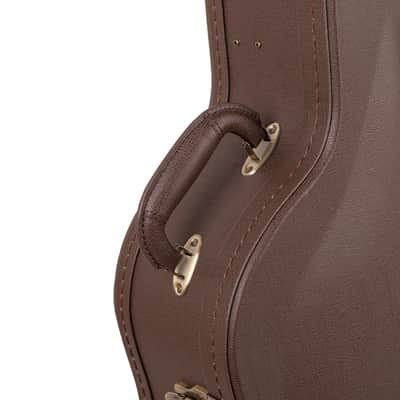Immagine Deluxe Arch Top Wood Case Dread/12 String Guitars-Brown - 4