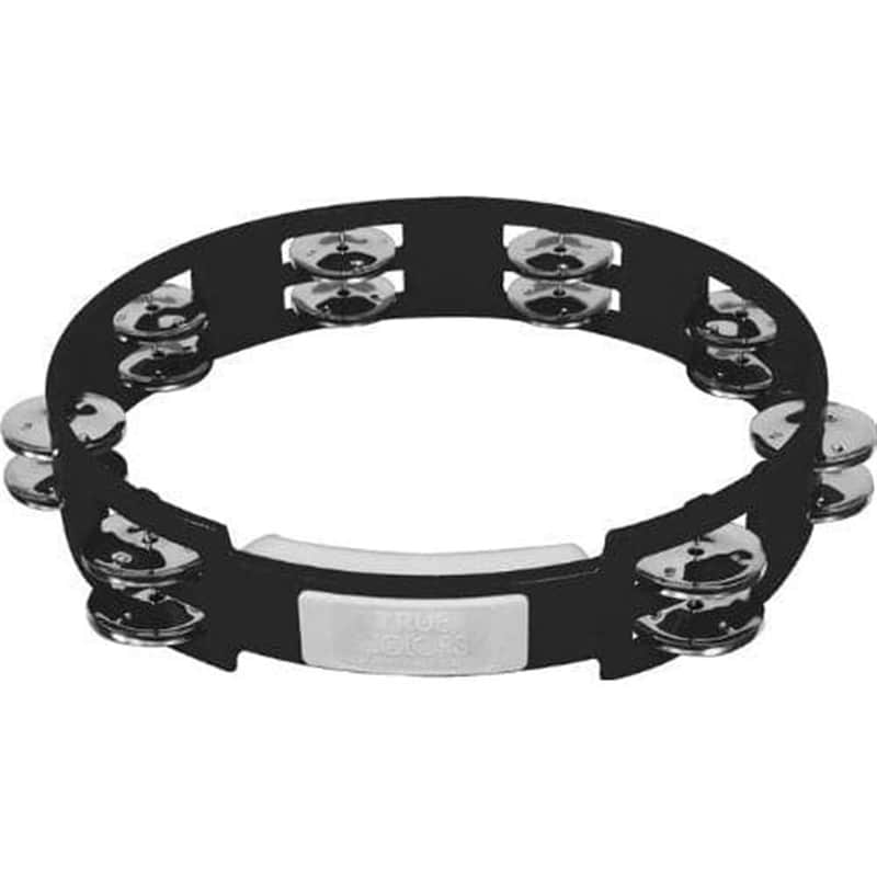 Rhythm Tech 10 True Colors Tambourine Black image 1