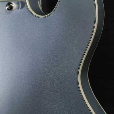 Eastman T64 Trapeze Iced Blue Metallic Hollowbody Electric Guitar image 17