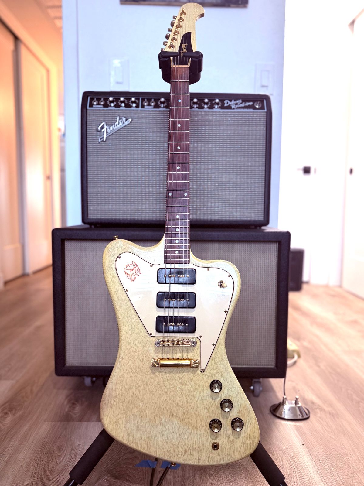 2003 Gibson Custom Shop Firebird - TV White  - P90 image 1