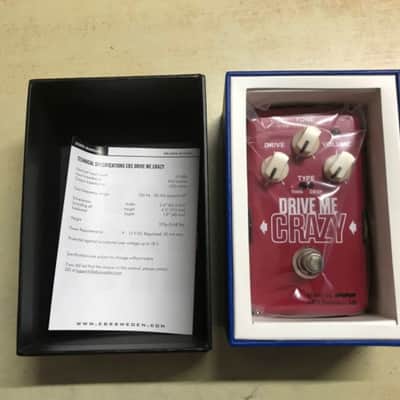 EBS Drive Me Crazy High Gain Distortion Pedal w/ Original box & paperwork image 2