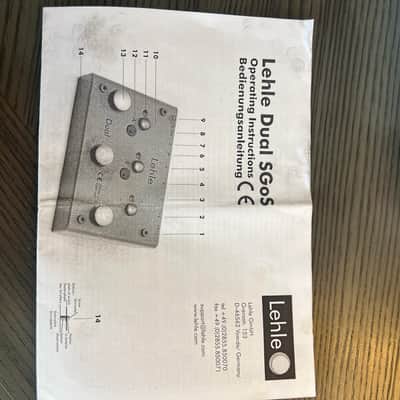 Lehle Dual SGoS V2, Like new, in original box - Red image 16