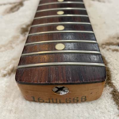 Vintage Fender Duo Sonic II 1966 B Neck - Nitro 24” Scale Brazilian Board Works With Jaguar image 6