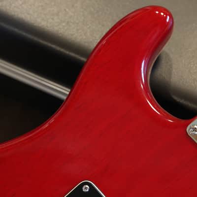 2005 Fender American Deluxe HSS w/ Rosewood FB Stratocaster Electric Guitar Red w/ Black HS + OHSC image 13