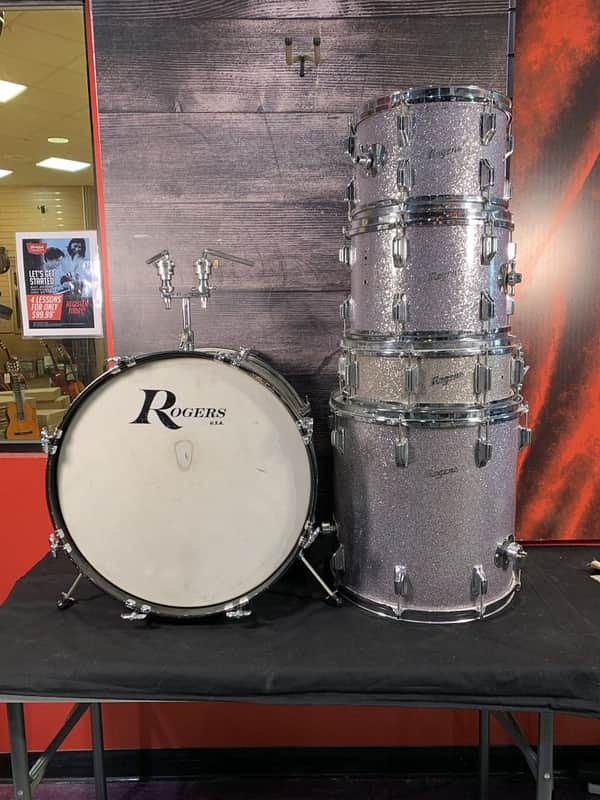 Rogers Londoner Rogers Drum Set With Hardware(5 Piece) (Raleigh, NC) image 1