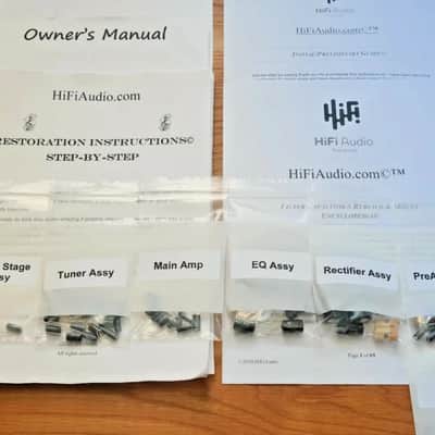 Harman Kardon HK-560 restoration kit filter capacitor repair rebuild fix image 2