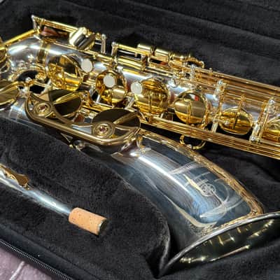 Yamaha YTS-480SGLK Tenor Saxophone Silver-plated Body, Gold Lacquer Keys Auth Dlr New Unplayed #540 image 15