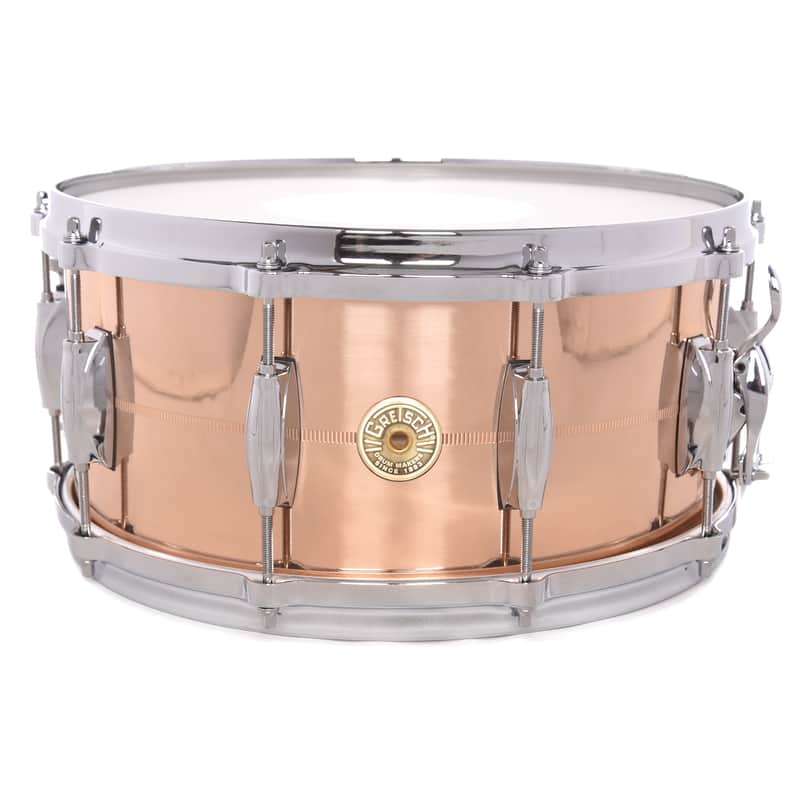 Gretsch G4164PB USA Custom Phosphorus Bronze 6.5x14" 10-Lug Snare Drum image 1