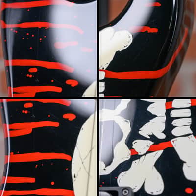 Charvel Warren DeMartini Signature Pro-Mod Blood and Skull Graphic 2021 w/Hard Shell Case image 13