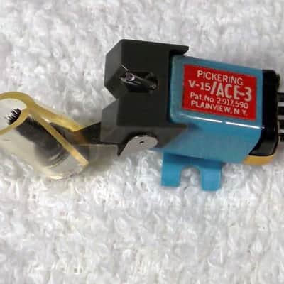 70's Pickering V-15/ACE-3 Turntable Phono Cartridge with Brand New NOS Polished Diamond Conical Tip Stylus, Screws in Excellent Condition! image 3