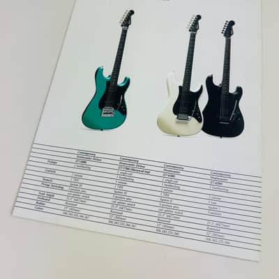 Fender "Still the Leader" Contemporary Foldout Poster 1985 image 2