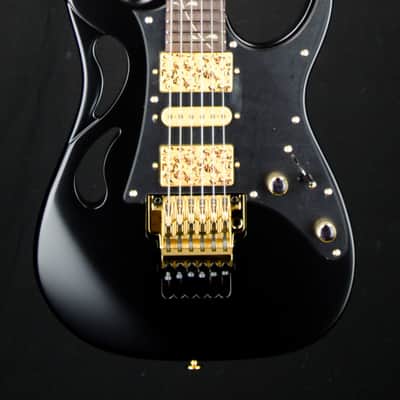 Ibanez Steve Vai Signature PIA3761 Electric Guitar - Onyx Black Surreal Black Dual Fade Gloss image 6