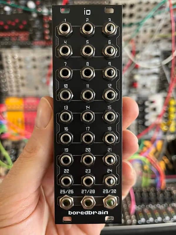 Boredbrain Music IO input/output module - 8HP black image 1
