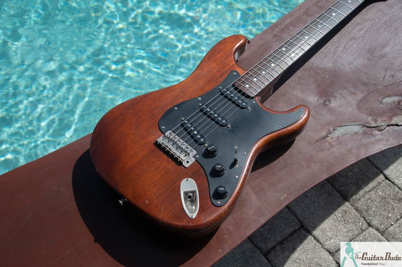 Vintage  & RARE 1979 Greco Super Sound Stratocaster - All Mahogany Construction -Made In Japan image 1