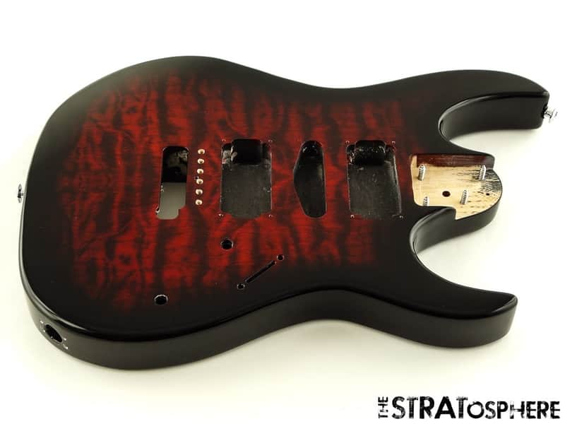 Ibanez GRX70QA BODY GIO Series Quilted Maple Transparent Red Burst image 1