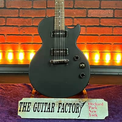 Epiphone Les Paul Special P-90 Limited-Edition Electric Guitar Worn Black image 1