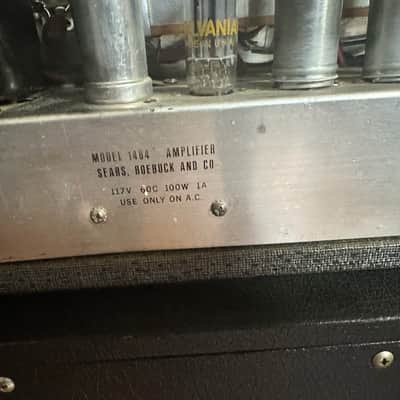 Silvertone 1484 Head W/2x12 Cab Fender Speakers 1960’s image 11