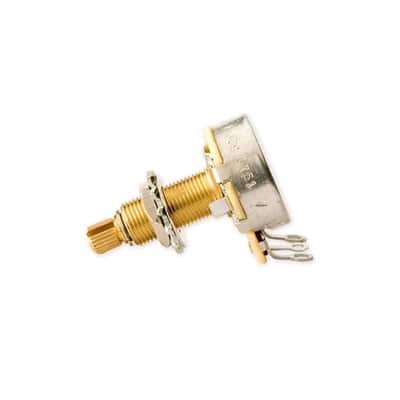 Gibson 500k Ohm Audio Taper Potentiometer - Long Shaft image 1