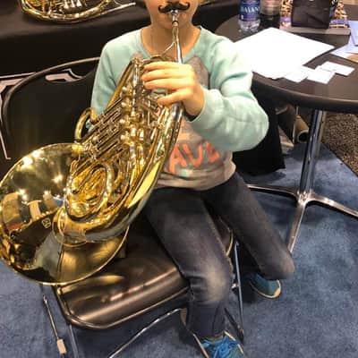 Brasstache Clip-on Mustache for Brass Mouthpieces Model:French Horn image 3