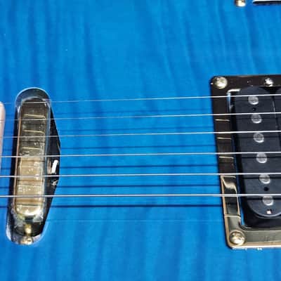 UPGRADED NEW MAPLE FLAMED SOLID 6 STRING COZART TL ELECTRIC GUITAR image 2