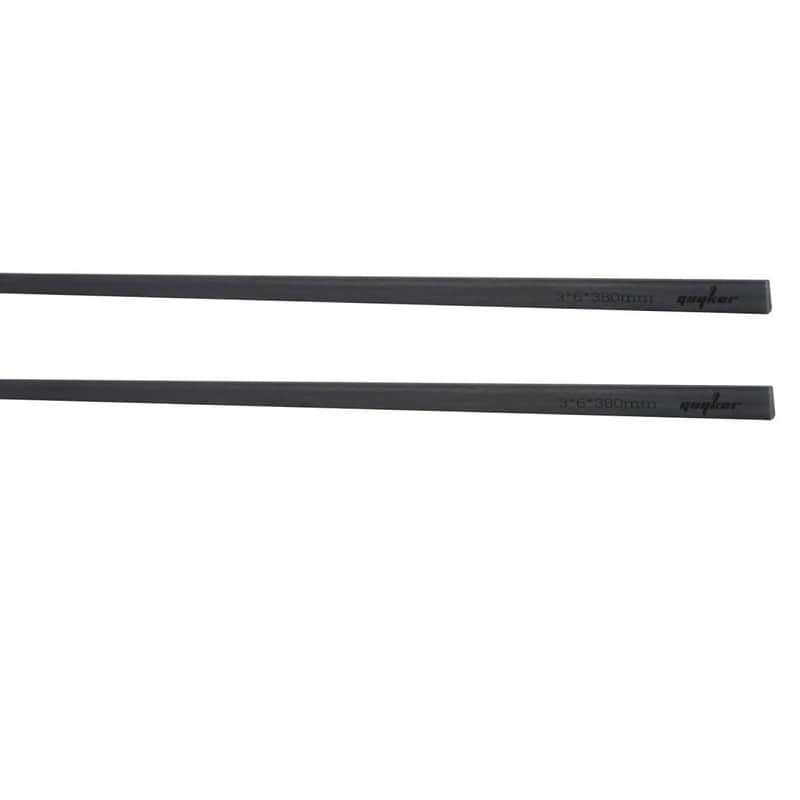 2Pcs Carbon Fiber Neck Rod 3 X 6 X 380Mm - Electric Guitar Neck Stiffener Truss Rod Adjustment Level For Strings Instruments image 1