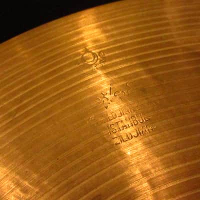 Zildjian 1959-66' K Zildjian Istanbul 14" HiHats Cymbal Intermediate Stamp 789g/907g image 2