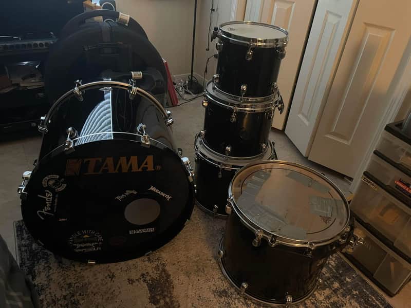Tama Starclassic Birch MIJ Late 90s/Early 2000s - Piano Black image 1