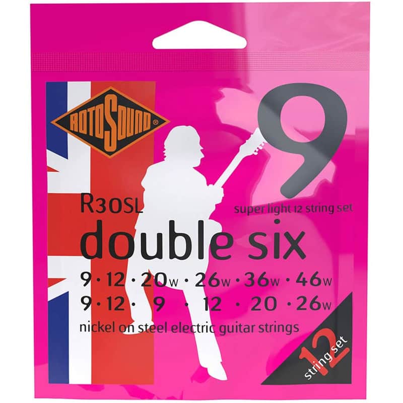 Rotosound 12 String Electric Guitar Set Super Light Double Six image 1