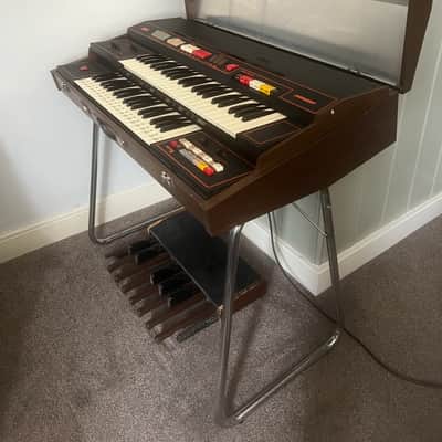Farfisa Commander Dual Keyboard Organ 1980 - Black image 1