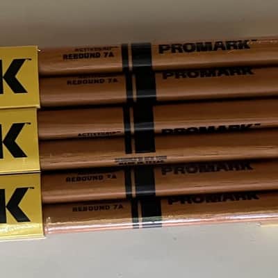 Pro-Mark Rebound 7a Hickory AGC WD Tip 2015 - 2024 - hickory, natural image 2