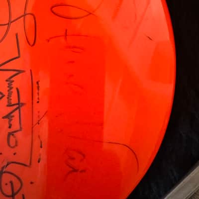 FINAL Day on Reverb - Just letting everyone know. JB --- Steve Vai Owned, Played, Signed, 1987 Ibanez RG550 Prototype Road Flare Red – Artwork on guitar. I brought this guitar to the Namm show many years ago. image 22