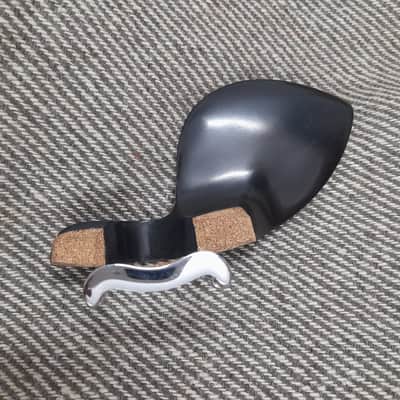 Hand Carved Violin Parts set for 4/4 size violin made of ebony wood image 6