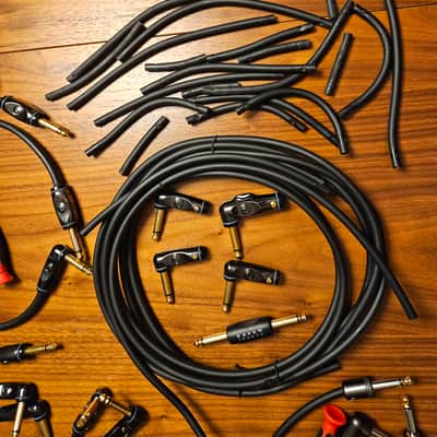 D'Addario PW-GPKIT-50 Planet Waves DIY Solderless Custom 1/4" TS Cable Kit - 40', 10 plugs 2008 - 2020 - Black image 2