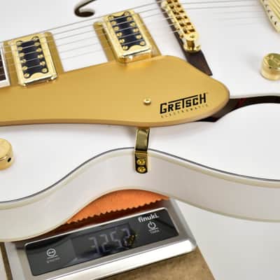 Gretsch G5422GLH Electromatic Hollow Body with Gold Hardware, Left-Handed Snowcrest White 3252gr image 15