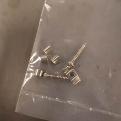 Fender Vintage-Style Stratocaster String Guides (2) (Chrome) image 2